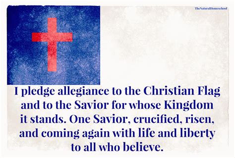 printable pledge  allegiance   christian flag printable word