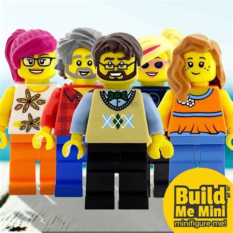 personalised minifigure   lego parts build  mini
