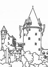 Burg Stahleck sketch template