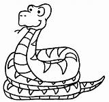 Serpenti Serpente Stampare sketch template