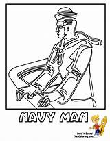 Coloring Navy Officer Pages Library Clipart Cartoon sketch template