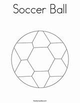 Coloring Soccer Ball Play Print Tracing Outline Twistynoodle Favorites Login Add Built California Usa Ll Noodle sketch template