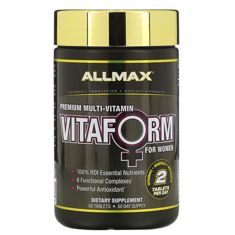 allmax nutrition vitaform premium multi vitamin  women  tablets iherb