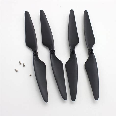 pcs drone propellers flexible prop blades quick release propellers rc drone parts  hubsan