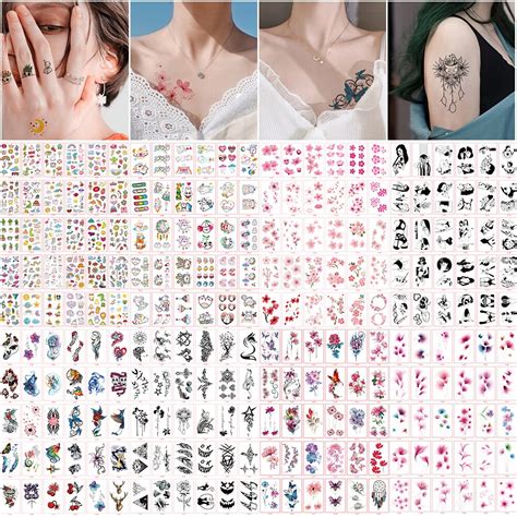 30pcs set tatuajes temporales sexy fake tattoo for woman hands arm body