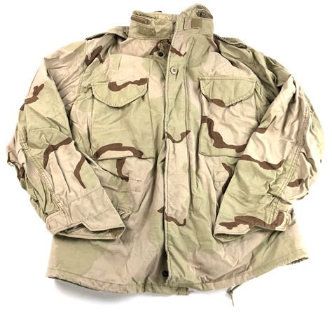 usgi m65 field jacket 3 color desert camo [genuine issue]