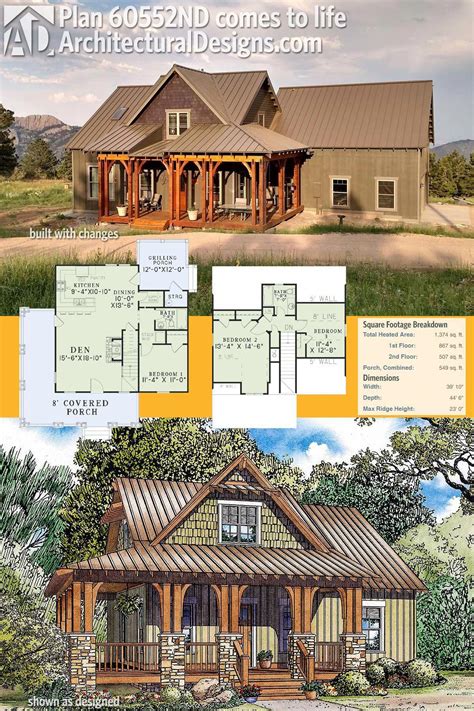 architectural designs rustic house plan