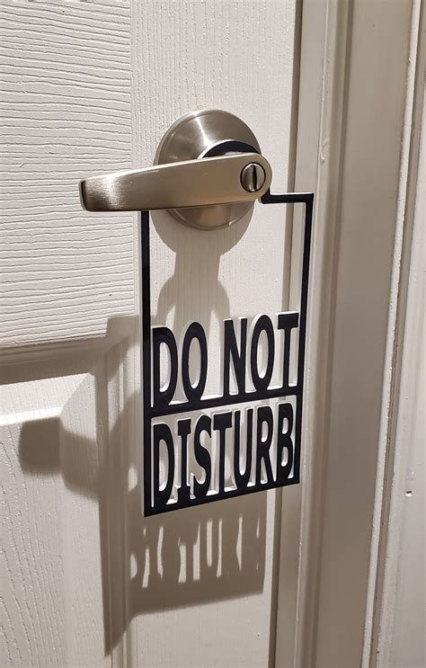 custom door knob sign personalized  printing  home etsy