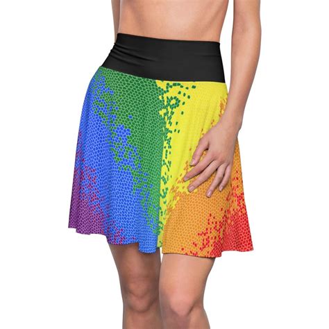 rainbow gay pride flag mosaic womens dress trans pride flag etsy