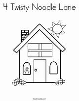 Coloring Noodle Live House Twisty Preschool Lane Pages Worksheet Theme Login Sheets Lives Welcome Happy Twistynoodle Favorites Add Built California sketch template