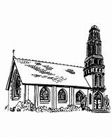 Church Coloring Medieval Churches Pages Printable Sheets Europe Fantasy Comments Popular People Coloringhome sketch template