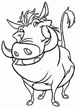 Coloring Timon Pumbaa Pages Kids Simba Getdrawings A4 Awesome sketch template