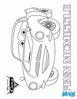 Coloring Finn Mcmissile Pages Cars Print Color sketch template