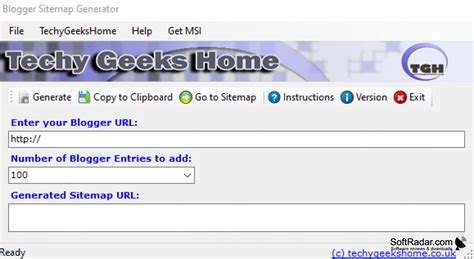 blogger sitemap generator  windows      bit