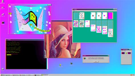 Wallpaper Id 99797 Vaporwave Landscape Windows 95 Windows 98