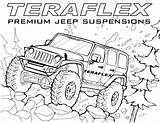 Jeep Coloring Pages Wrangler Printable Color Police Getdrawings Getcolorings sketch template