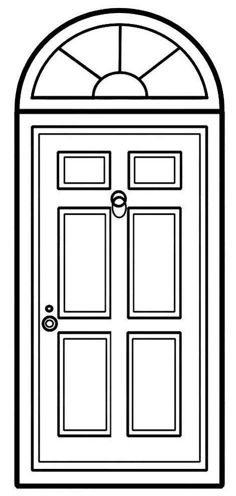 cozy door design coloring pages  inspiration coloring pages