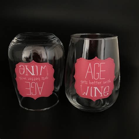 personalized stemless wine glasses 18oz 500ml its glassware