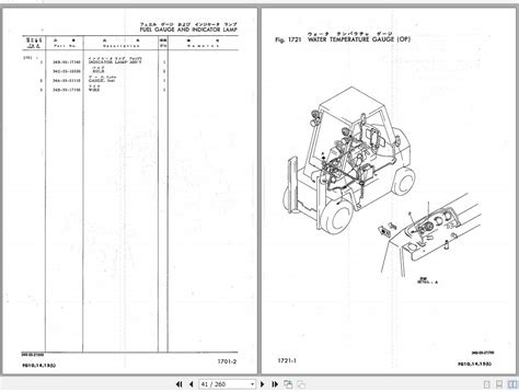 komatsu forklift truck fg fg fg parts book auto repair manual forum heavy equipment