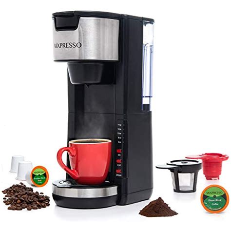 mixpresso single serve    coffee brewer  cup pods compatible ground coffeecompact coffee