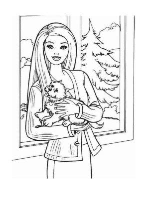 coloring page dog puppy pictures  color