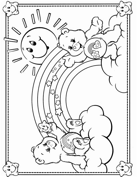 care bear coloring book elegant care bears coloring page coloring
