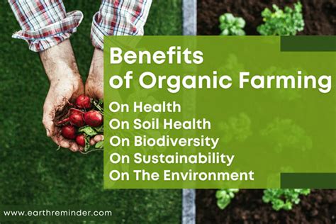 benefits  organic farming earth reminder
