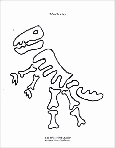 dinosaur fossil coloring pages  getcoloringscom  printable