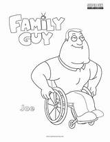 Guy Coloring Family Joe Fun sketch template