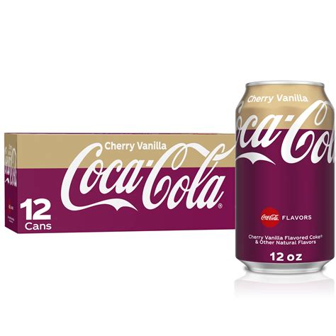 buy coca cola cherry vanilla  fl oz cans  pack