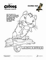 Coloring Macawnivore Croods Colouring Sheet Pages Kids Printable Dreamworks Sheets Books Animation Sweeps4bloggers Dawn Movies Cheetahs Winged Tweet Adult Visit sketch template