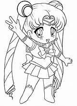 Sailor Moon Coloring Chibi Pages Printable Anycoloring Kids Sheets sketch template