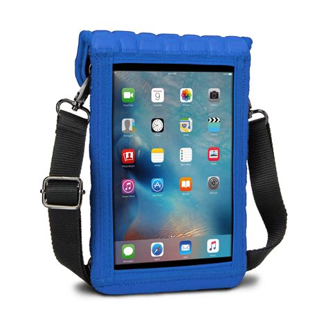 usa gear tablet holder case compatible  ipad mini  travel bag carry cover  built