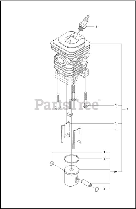 husqvarna  mark ii  husqvarna chainsaw   cylinder piston parts lookup