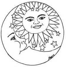 image result  pagan yule coloring pages moon coloring pages sun