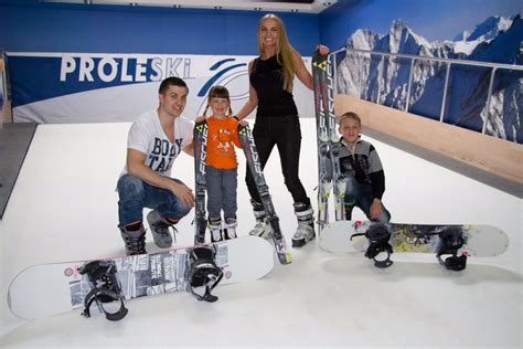 professional ski simulator indoor training  winter sports ski  snowboard  proleski