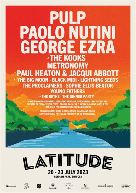 pulp paolo nutini  george ezra  headline latitude festival