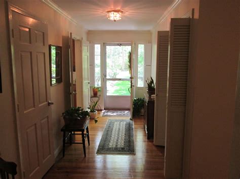 cape  ranch house traditional entry cape  house ranch house oversized mirror entry