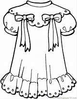 Dress Coloring Pages Clipart Colouring Library Clip sketch template