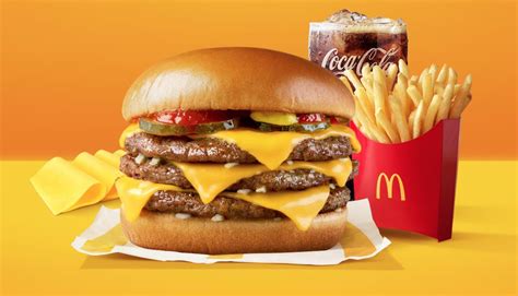 mcdonalds korea brings   triple cheeseburger