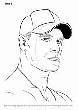 Step Sketch Wrestlers Drawingtutorials101 sketch template