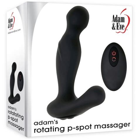 Adam S Rotating P Spot Massager Black Sex Toys At Adult Empire