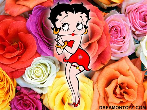 betty boop pictures archive bbpa betty boop roses backgrounds  wallpapers