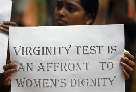 virginity tests violate a woman s dignity and should be banned