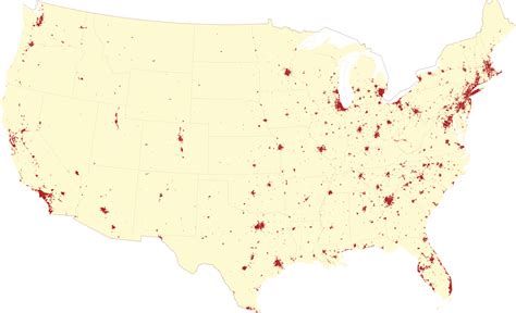 List Of United States Urban Areas Wikipedia