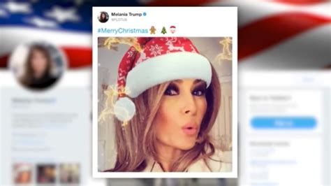 first lady shows off her christmas spirit with selfie abc13 houston