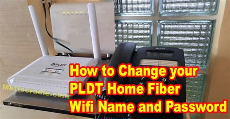 easy steps  change pldt home fiber wifi password  ssid