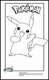 Pikachu Coloring Pages Print Bookmark Cartoon Ministerofbeans sketch template