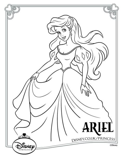 disney princess ariel coloring pages  print mermaid coloring pages