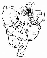 Pages Printable Coloring Kids Disney Pooh Winnie Color Bear Print Characters Books Drawings Colouring Poo Friends Cartoon Drawing sketch template